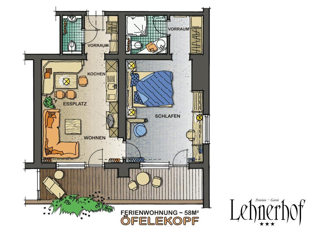 Pension Lehnerhof Leutasch Pokój zdjęcie